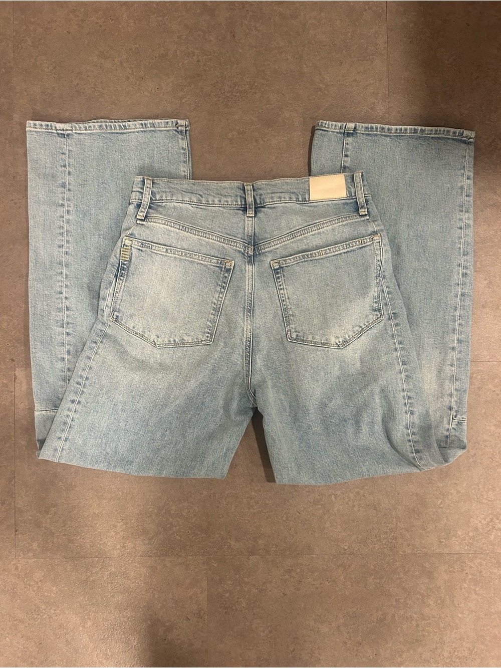 PAIGE Arellia Skimmer Barrel Jeans Mar Vista Size 29 - Picture 6 of 12